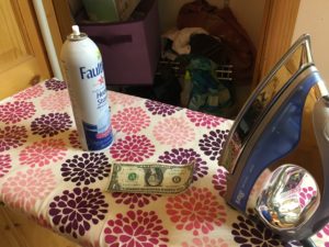 Iron, starch, and dollar.